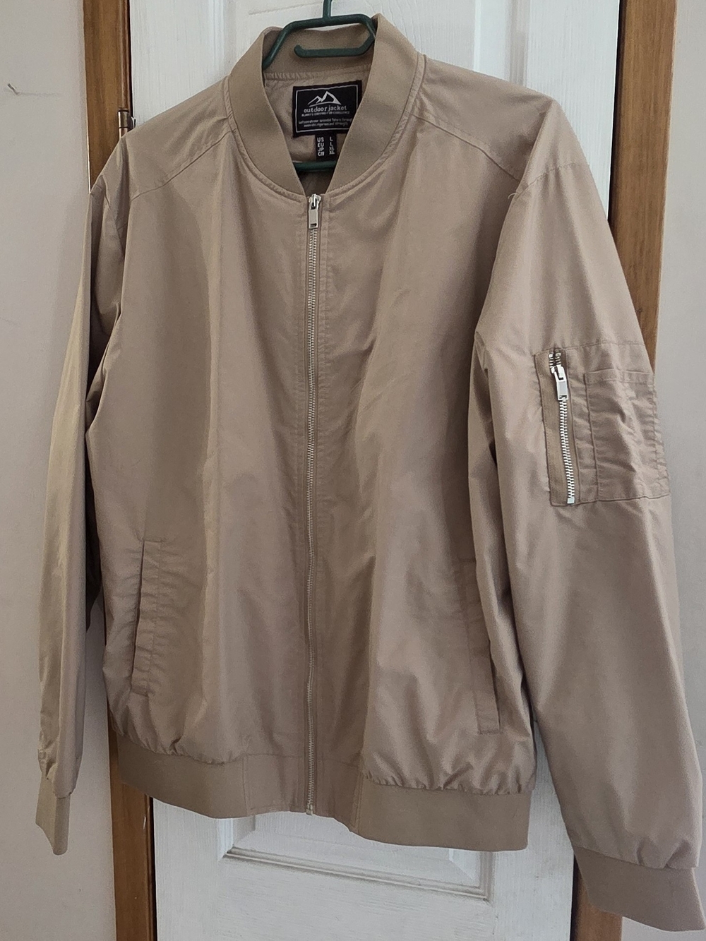 Outdoor Jacket Men’s Performance Tan Shell Jacket - Picture 2 of 3